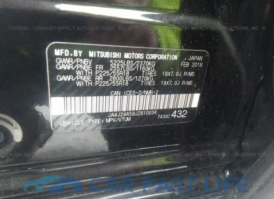 JA4J24A59JZ610034# 9