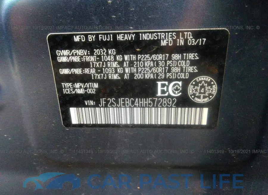 JF2SJEBC4HH572892# 9