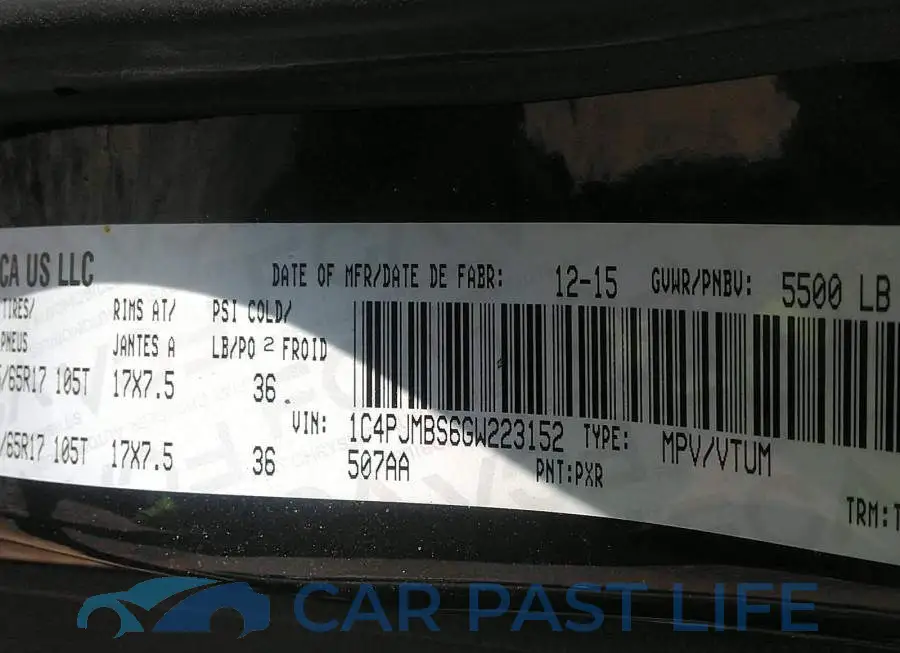 1C4PJMBS6GW223152# 9