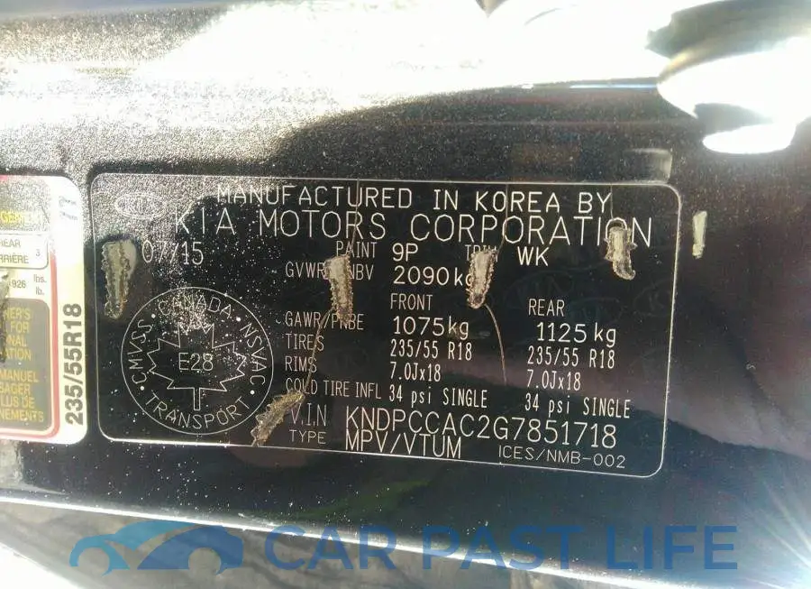 KNDPCCAC2G7851718# 9