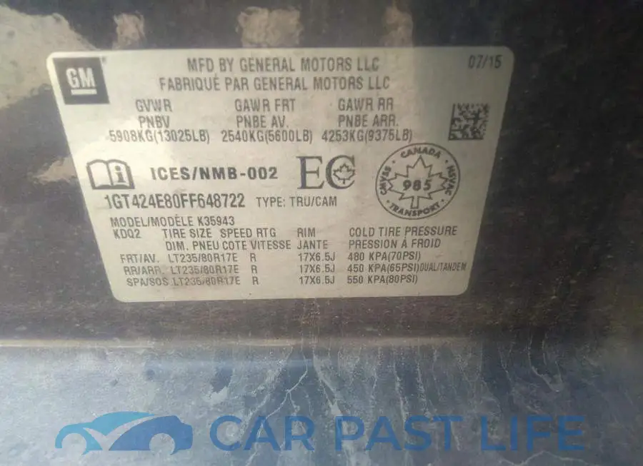 1GT424E80FF648722# 9