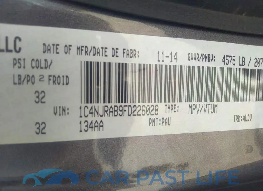 1C4NJRAB9FD226028# 9
