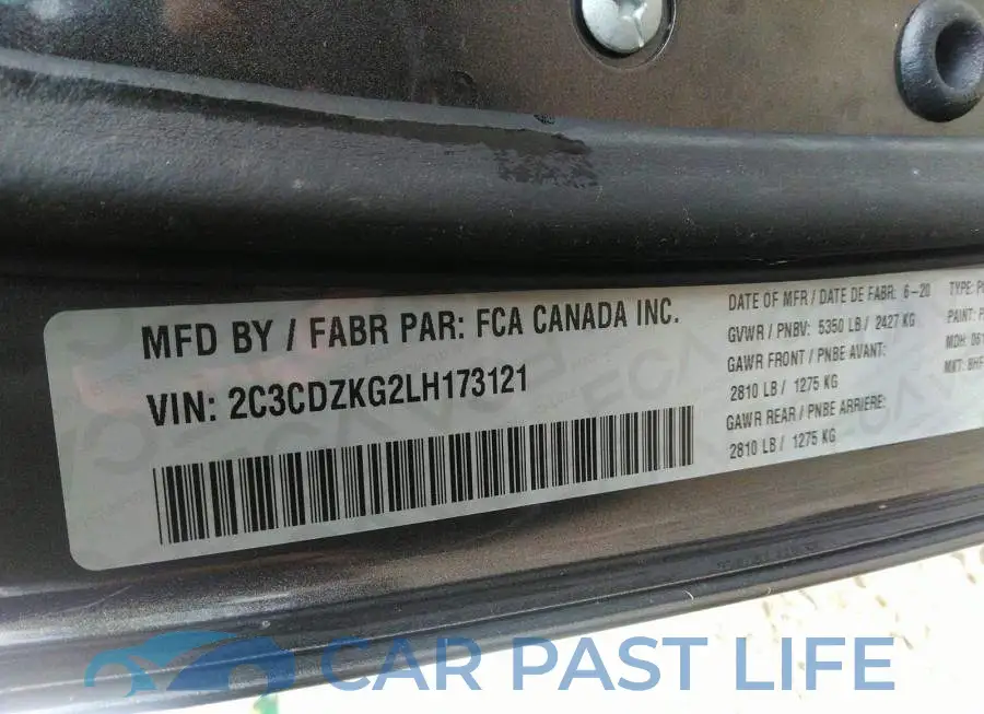 2C3CDZKG2LH173121# 9