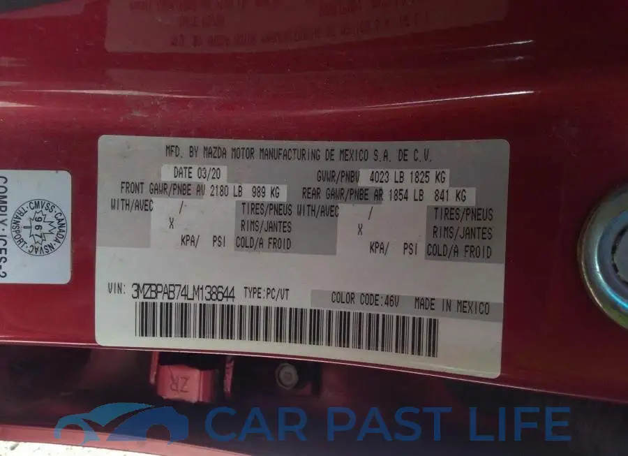 3MZBPAB74LM138644# 9