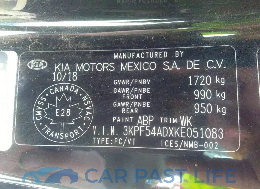 3KPF54ADXKE051083# 9