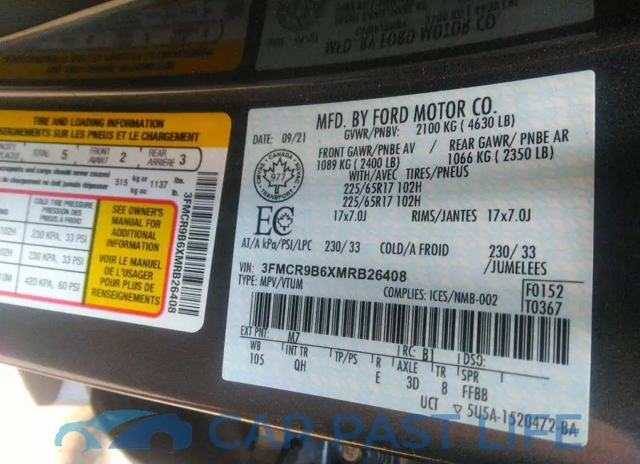 3FMCR9B6XMRB26408# 9