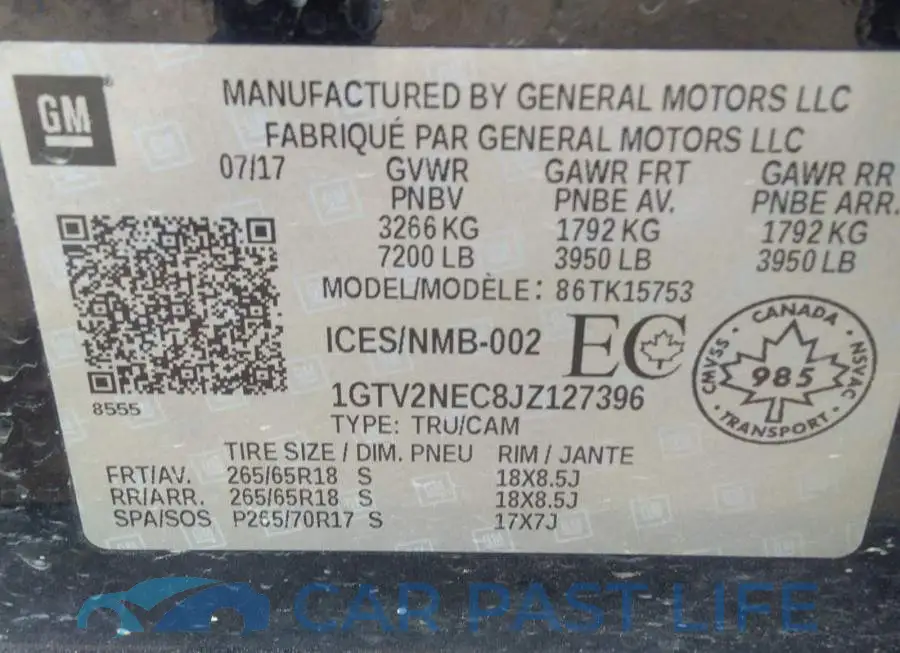 1GTV2NEC8JZ127396# 9