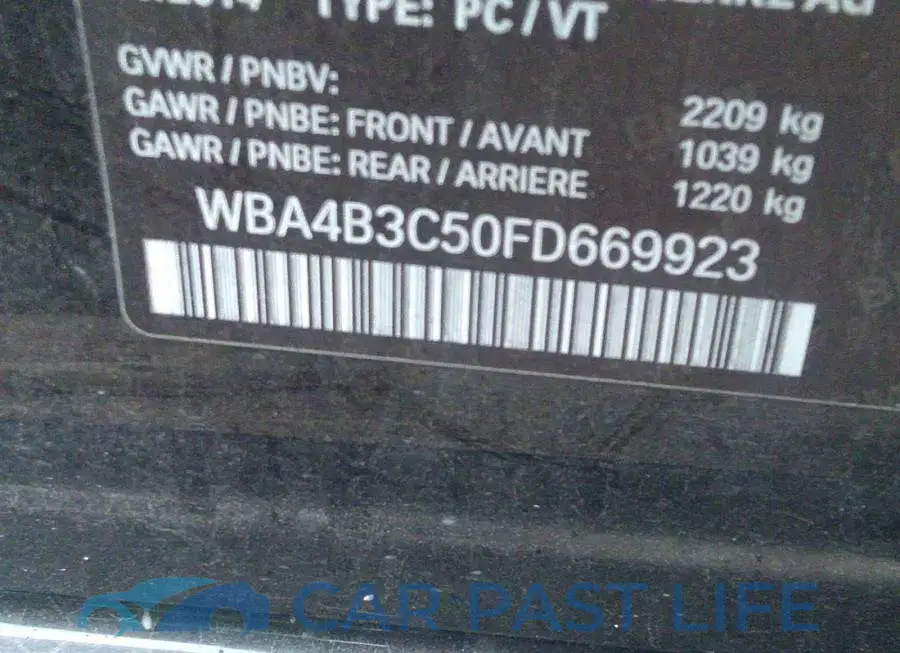 WBA4B3C50FD669923# 9