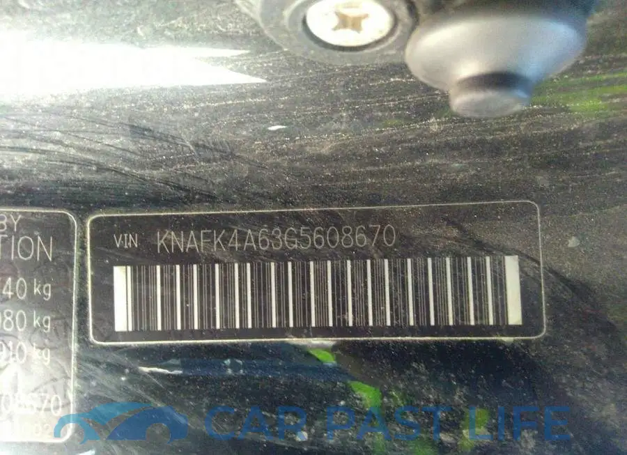 KNAFK4A63G5608670# 9