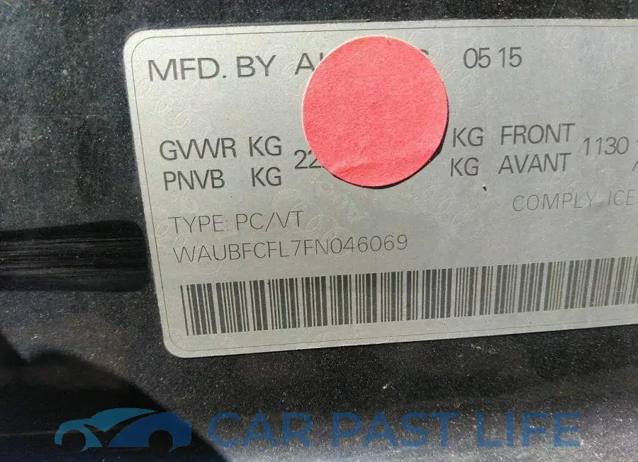 WAUBFCFL7FN046069# 9