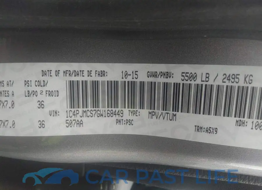 1C4PJMCS7GW168449# 9