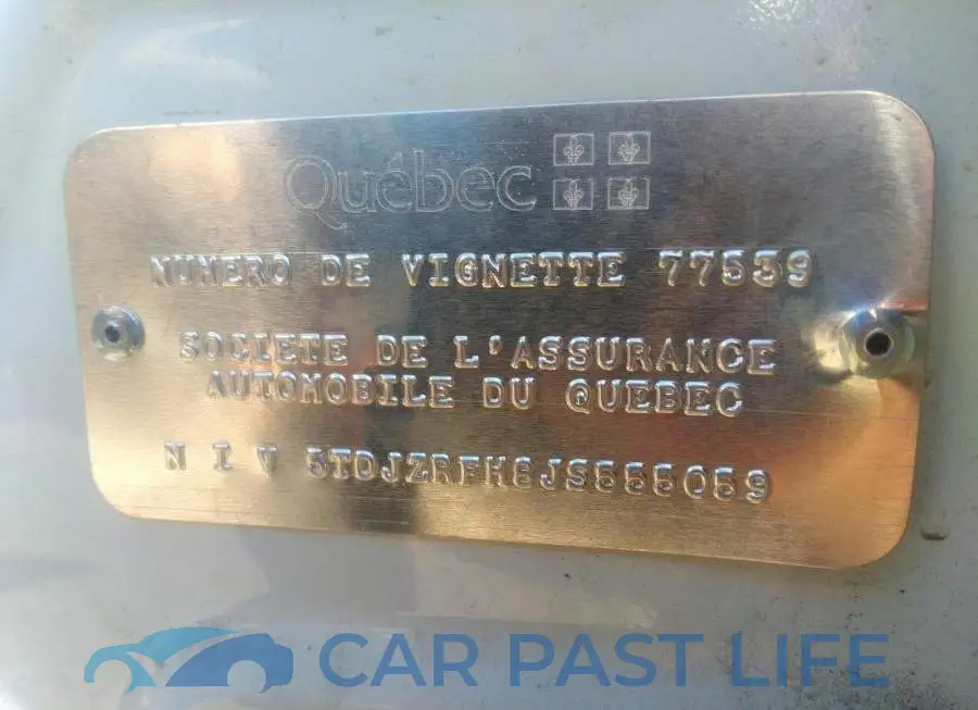 5TDJZRFH8JS555059# 9