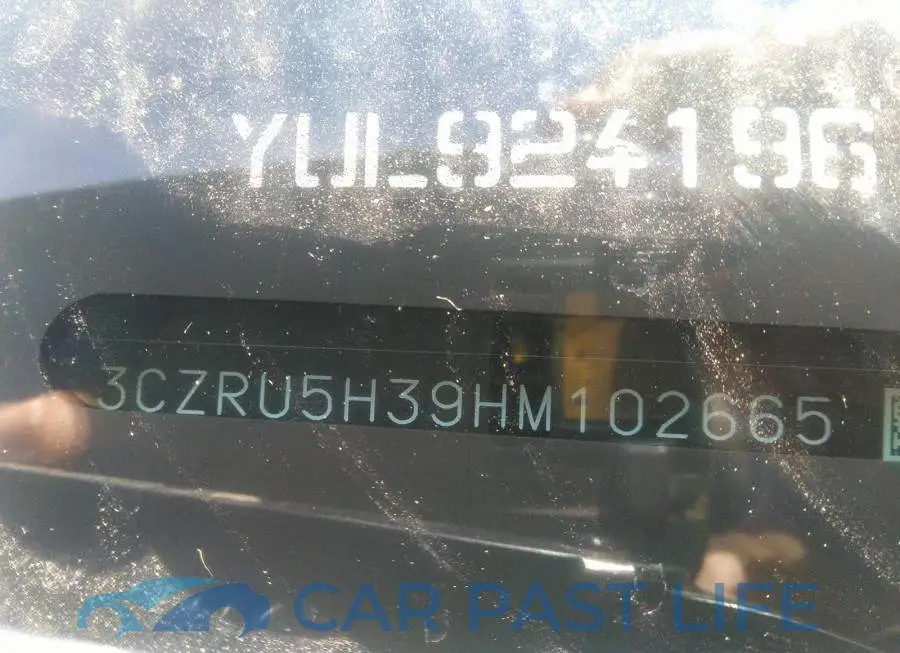 3CZRU5H39HM102665# 9