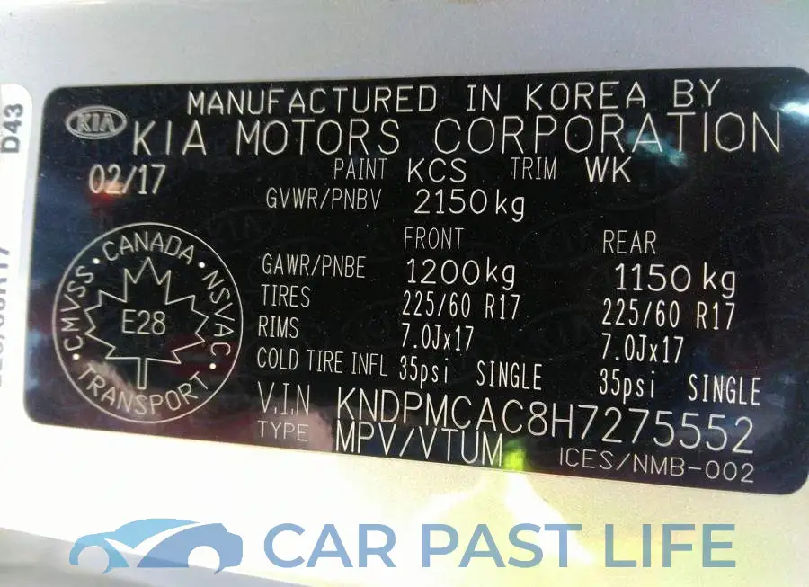KNDPMCAC8H7275552# 9