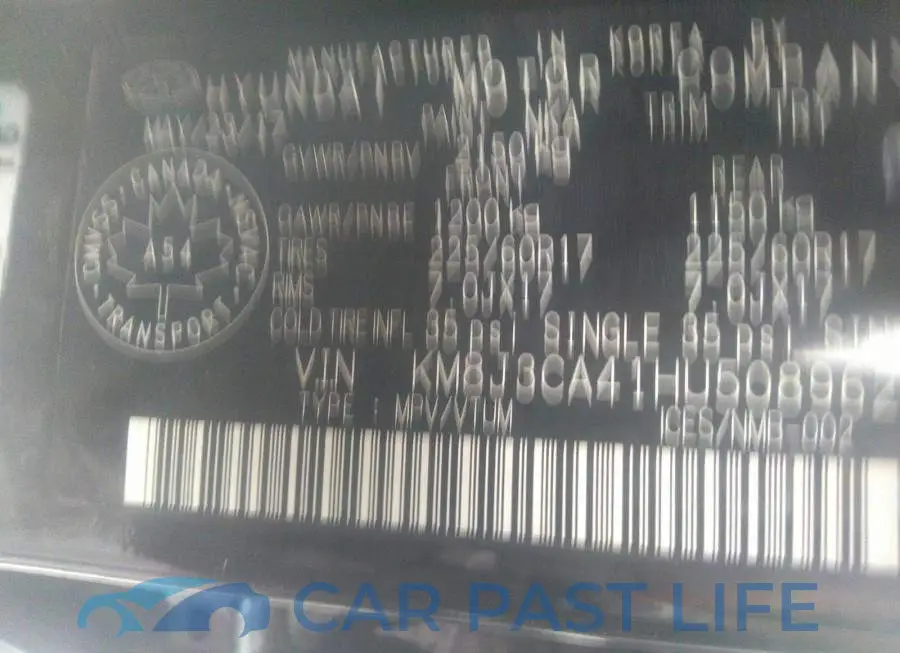 KM8J3CA41HU508962# 9