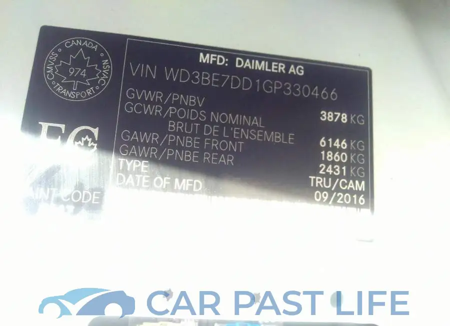 WD3BE7DD1GP330466# 9