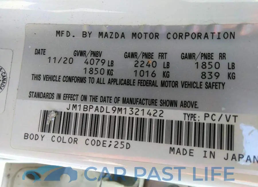 JM1BPADL9M1321422# 9