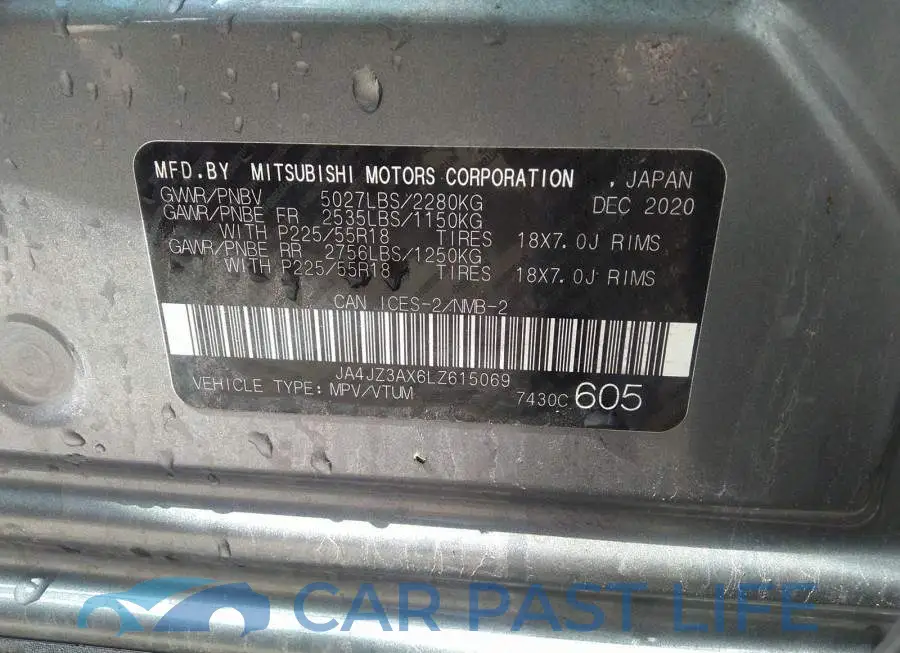 JA4JZ3AX6LZ615069# 9