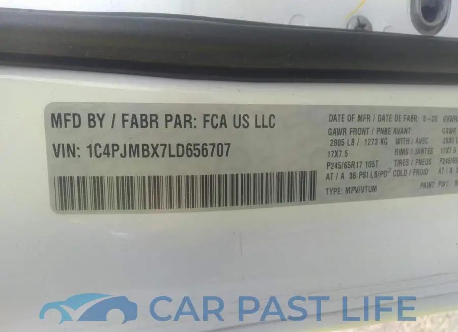1C4PJMBX7LD656707# 9
