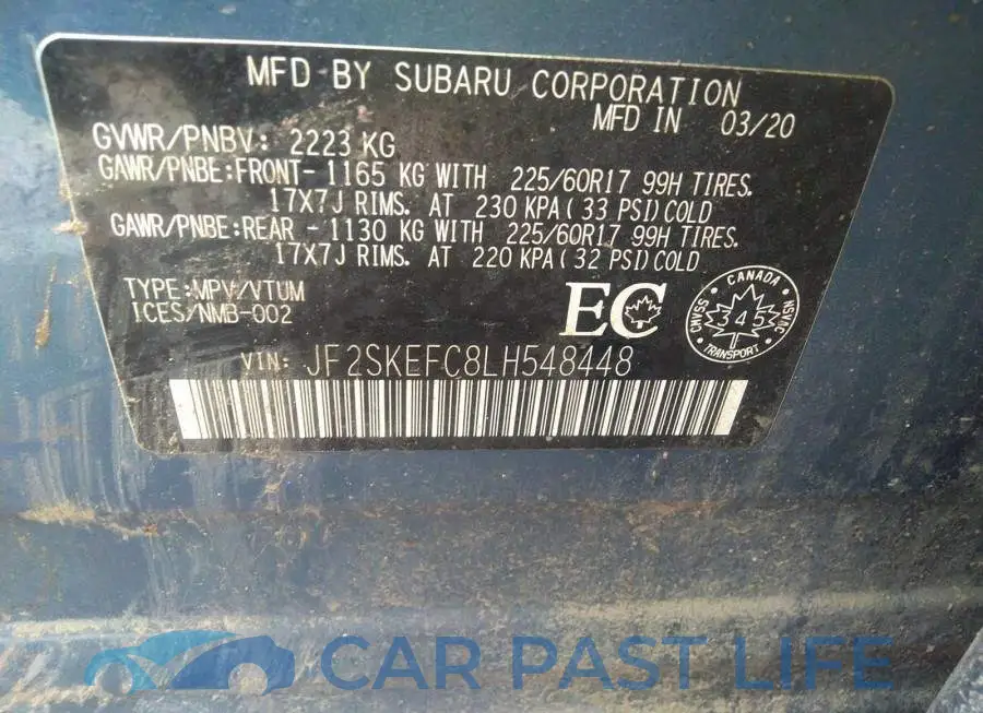 JF2SKEFC8LH548448# 9