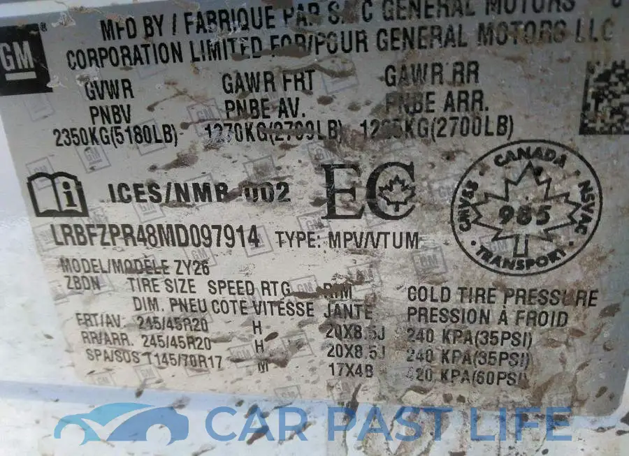 LRBFZPR48MD097914# 9