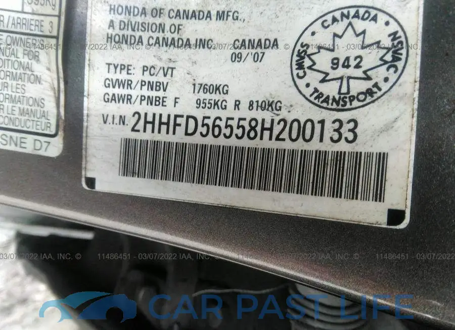 2HHFD56558H200133# 9