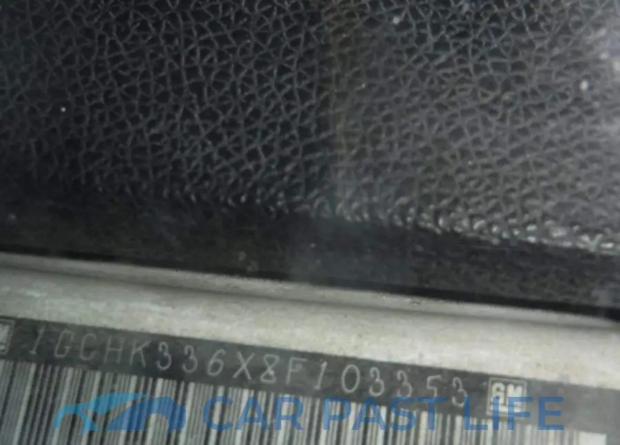 1GCHK336X8F103353# 9