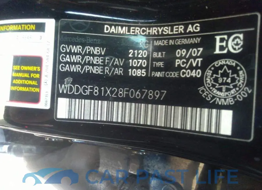 WDDGF81X28F067897# 9