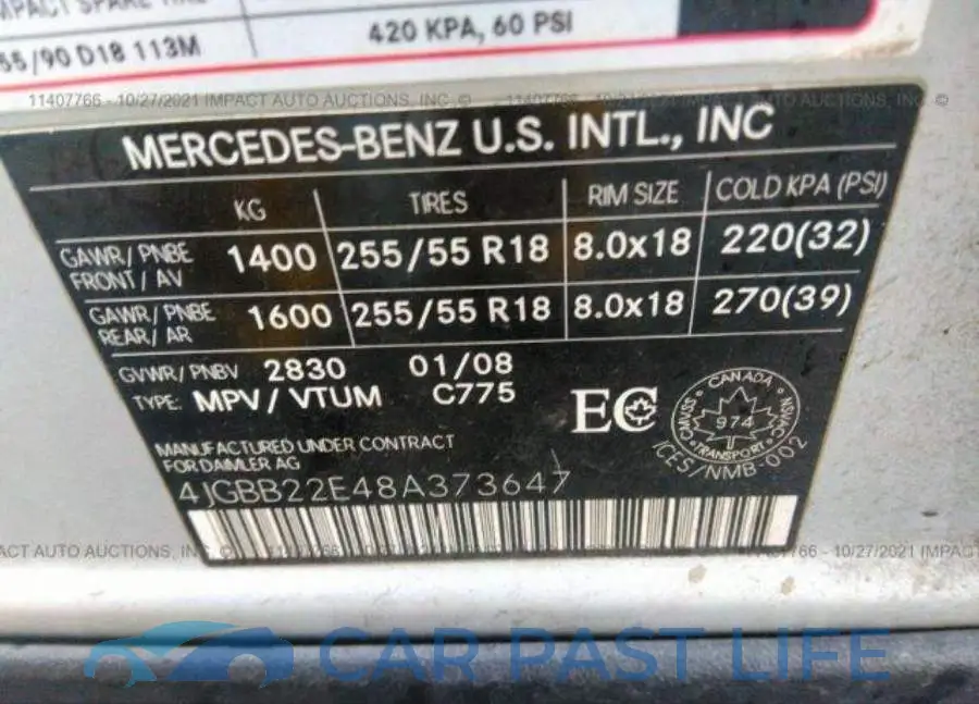 4JGBB22E48A373647# 9