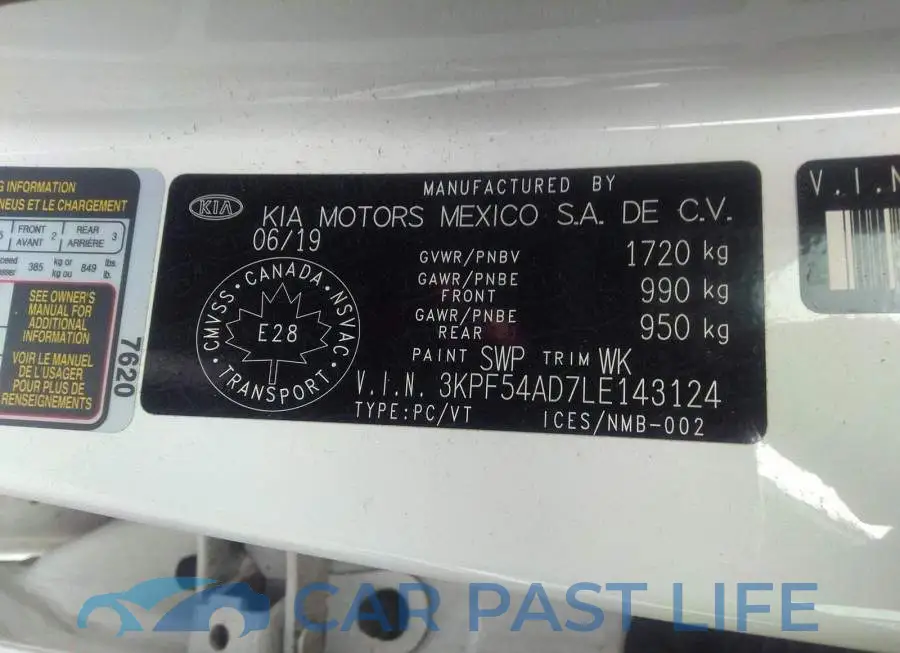 3KPF54AD7LE143124# 9