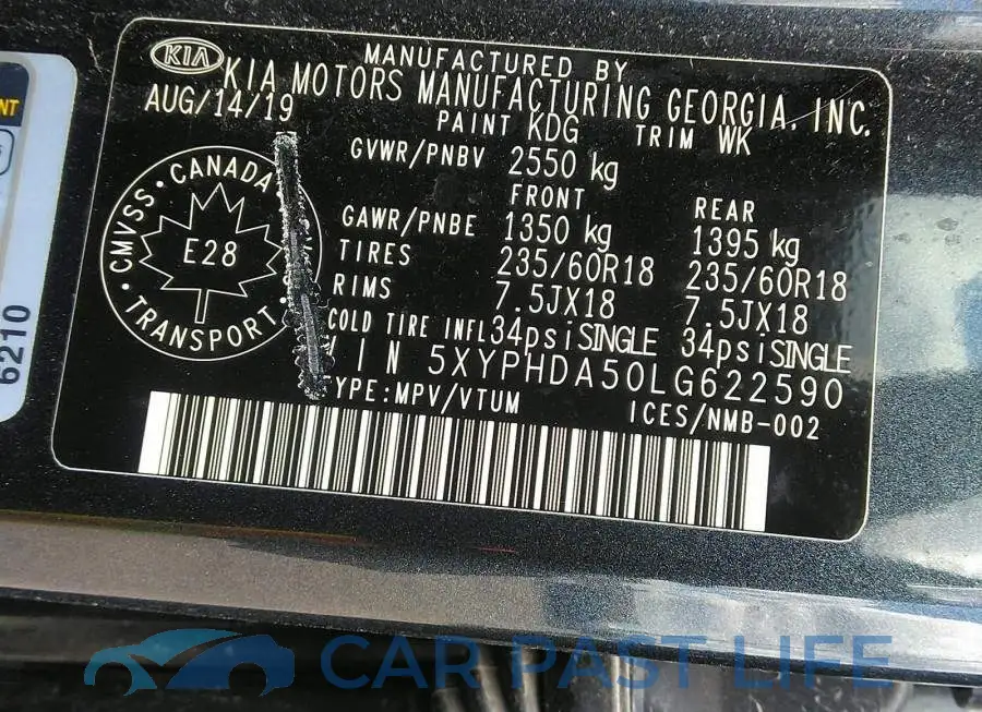 5XYPHDA50LG622590# 9