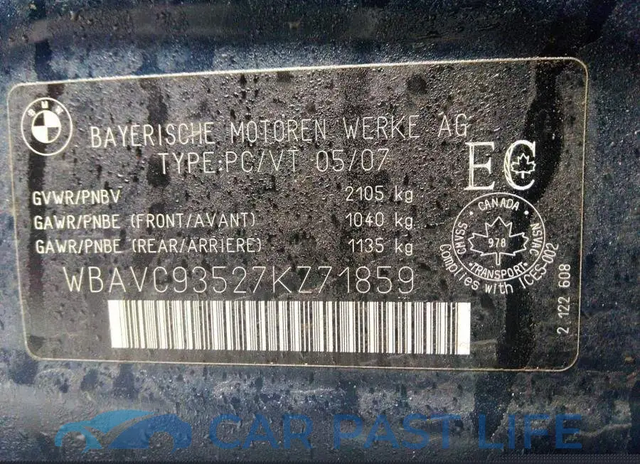 WBAVC93527KZ71859# 9