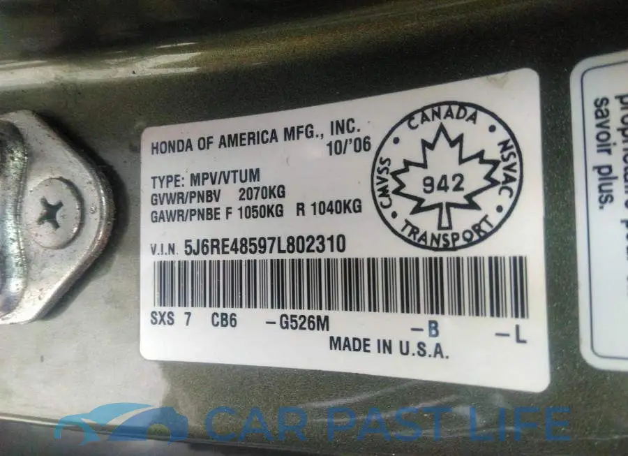 5J6RE48597L802310# 9