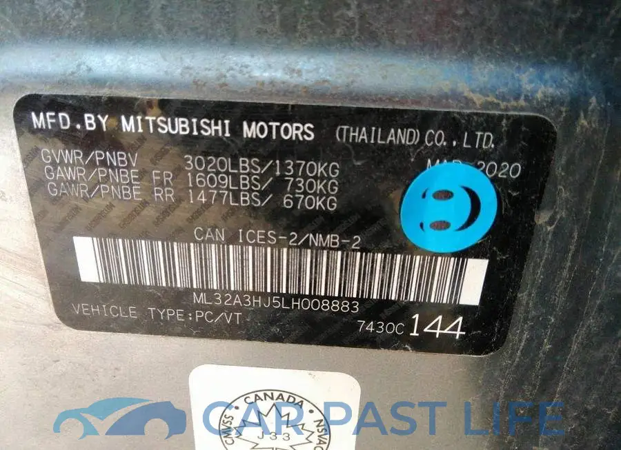 ML32A3HJ5LH008883# 9