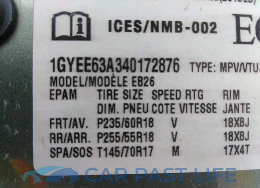 1GYEE63A340172876# 9
