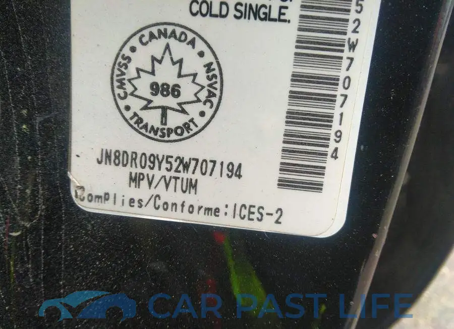 JN8DR09Y52W707194# 9