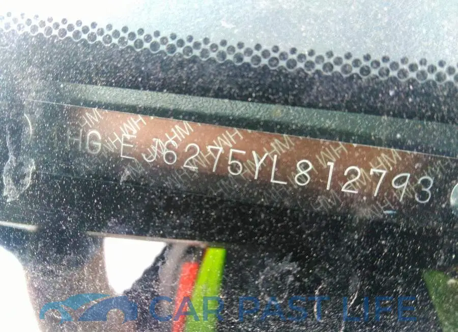 1HGEJ6275YL812793# 9