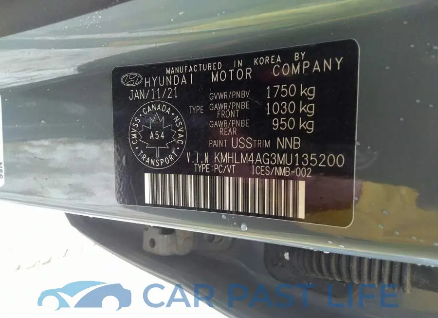 KMHLM4AG3MU135200# 9