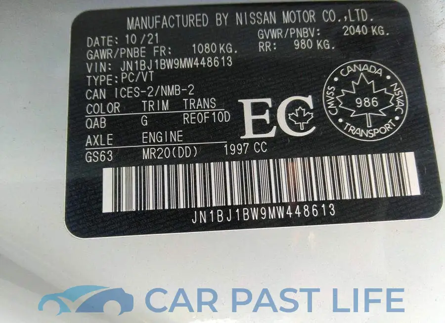 JN1BJ1BW9MW448613# 9
