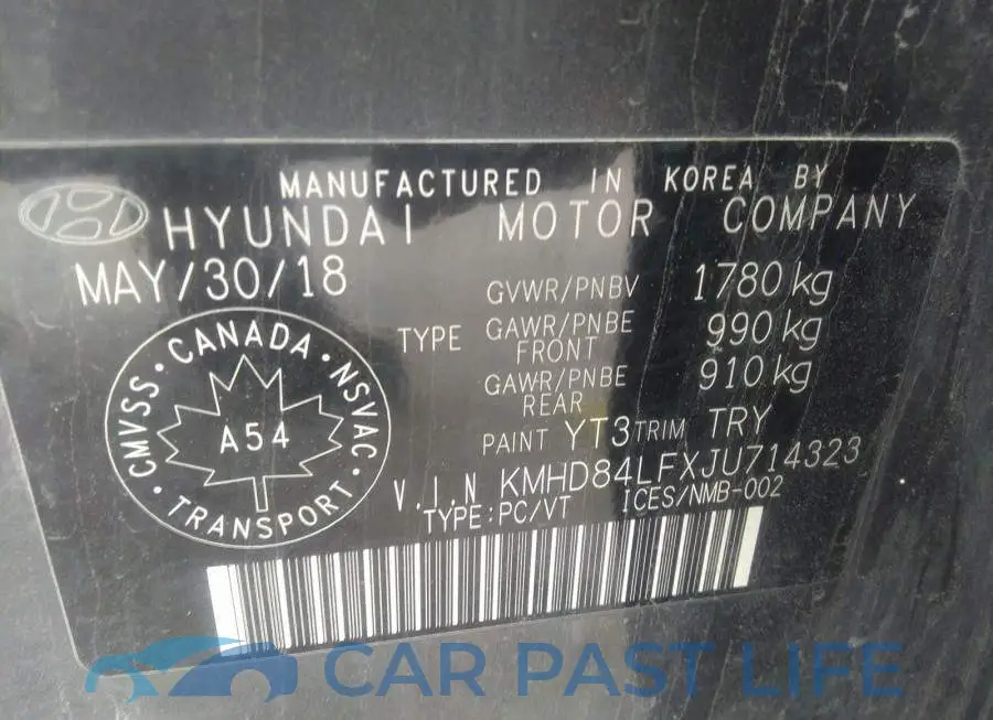 KMHD84LFXJU714323# 9