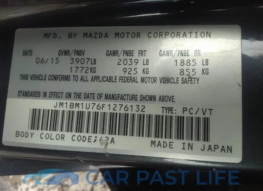 JM1BM1U76F1276132# 9
