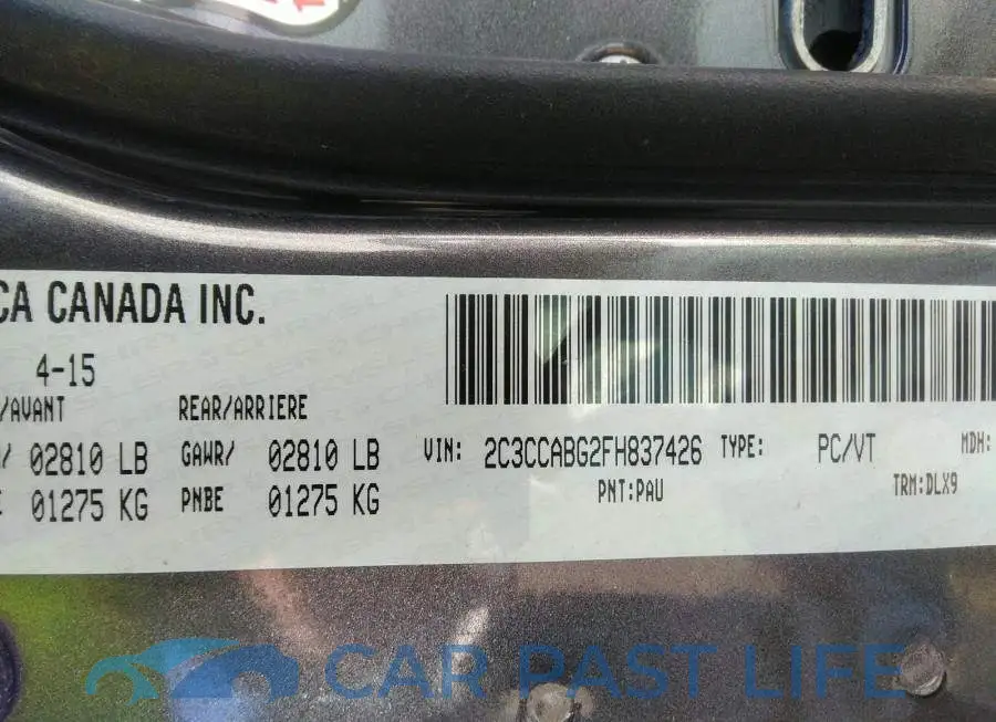 2C3CCABG2FH837426# 9