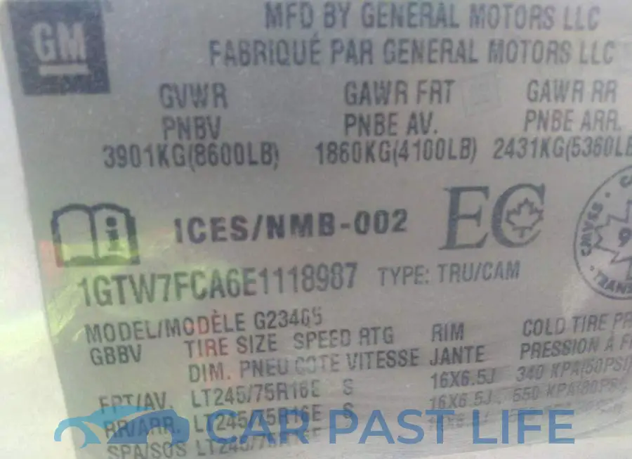 1GTW7FCA6E1118987# 9