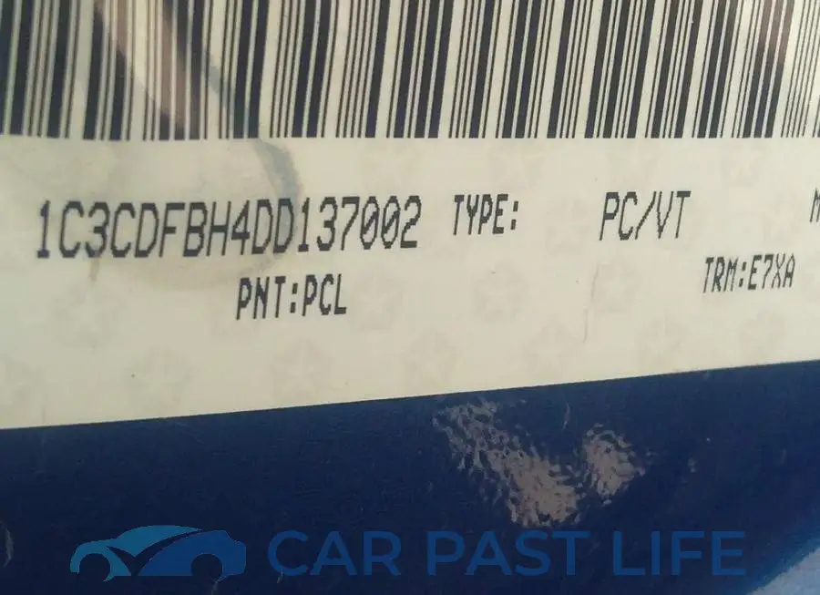 1C3CDFBH4DD137002# 9