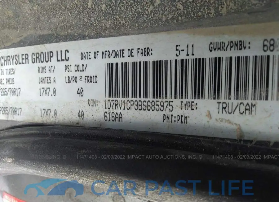 1D7RV1CP9BS685975# 7