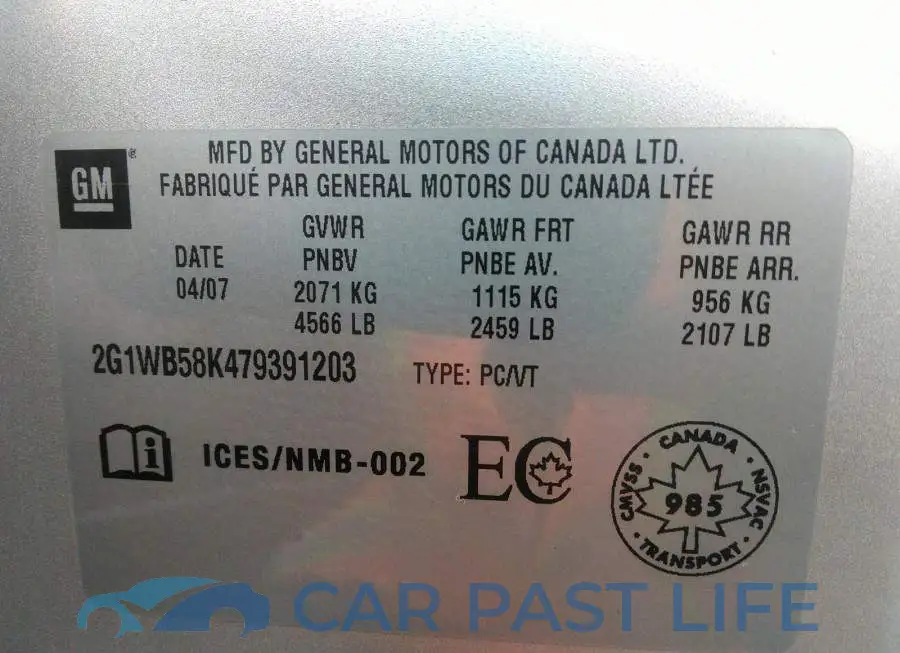 2G1W58K479391203# 9