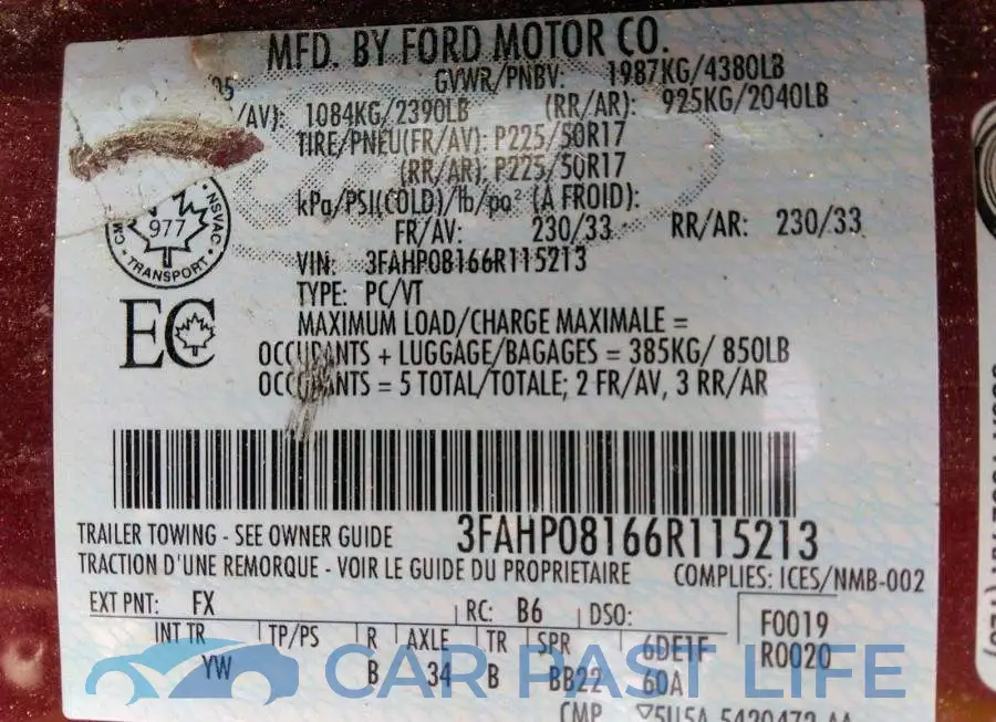 3FAHP08166R115213# 9