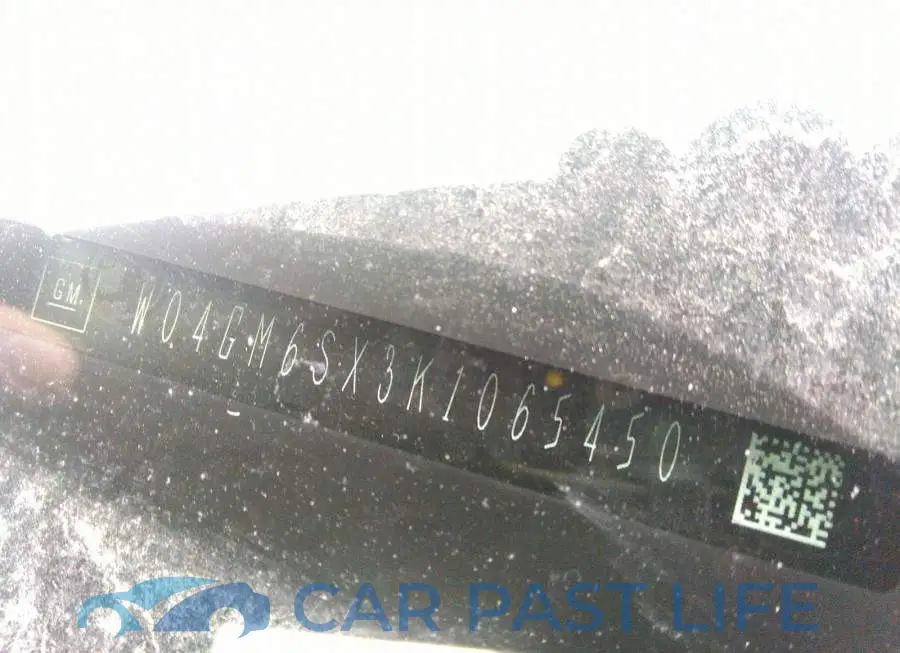 W04GM6SX3K1065450# 9