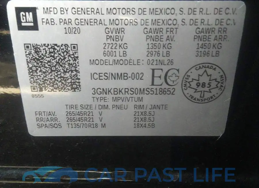 3GNKBKRS0MS518652# 9