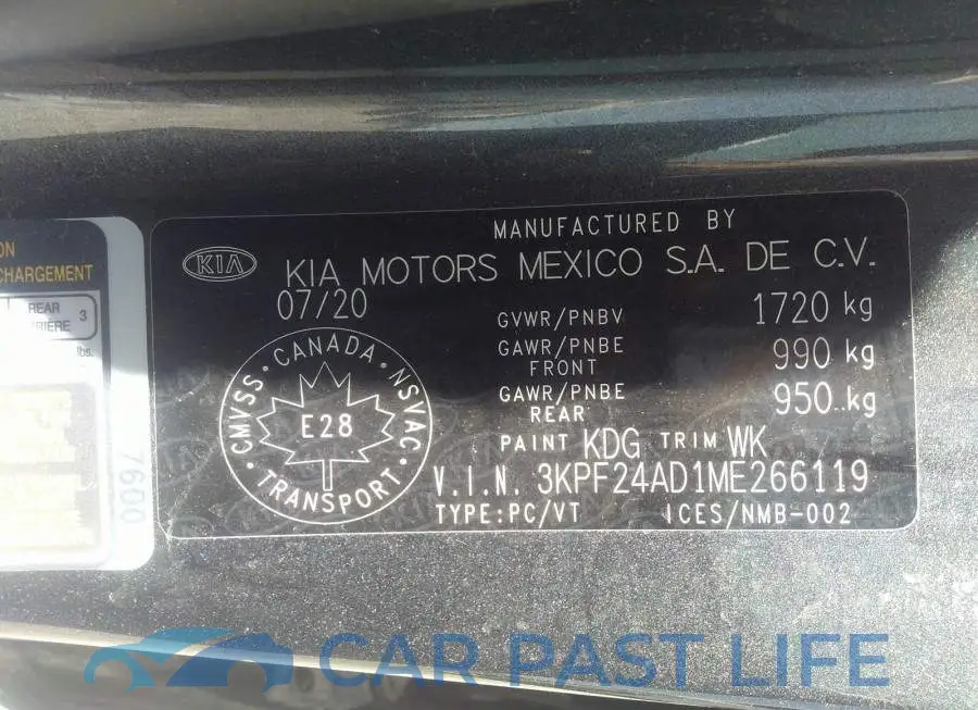 3KPF24AD1ME266119# 9